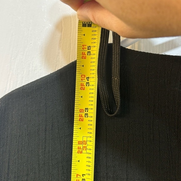 UMGEE Black Embroidered Tunic Dress Gauzy Boho Whimsy Goth Women Sz M - Picture 9 of 10